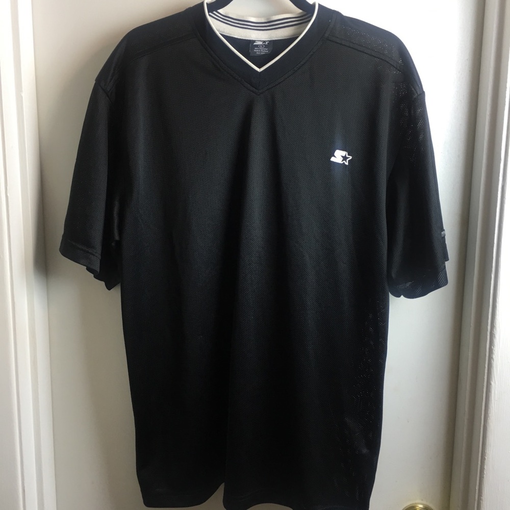STARTER Dry Fit Black and White Short sleeved